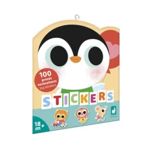 100 STICKERS PLANCHES BEBES ANIMAUX - JANOD