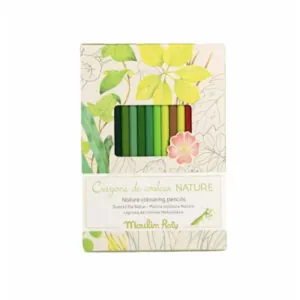 CRAYONS DE COULEUR ET CARTES NATURE - MOULIN ROTY