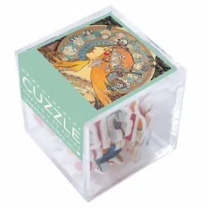 PUZZLE CUBE BOIS WILSON : MUCHA : ZODIAC - 30 PIECES