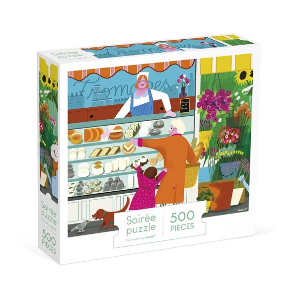 PUZZLE JANOD : SUR LA MARCHE - 500 PIECES