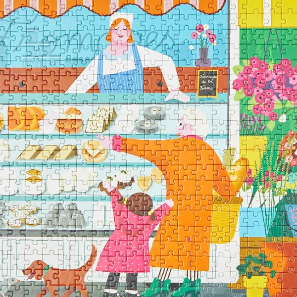 PUZZLE JANOD : SUR LA MARCHE - 500 PIECES – Image 3