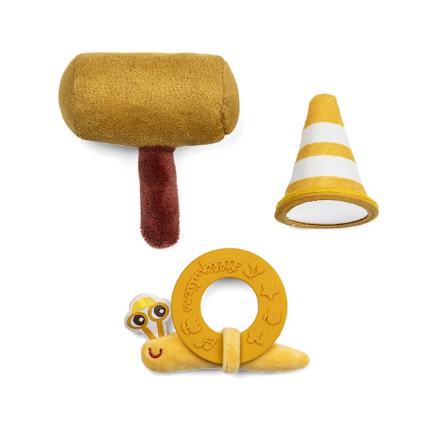 PELUCHE JULES LE CHIEN BRICOLEUR SURPRISE - LILLIPUTIENS – Image 3