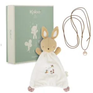 COFFRET DOUDOU LAPIN ET COLLIER BOLA - KALOO