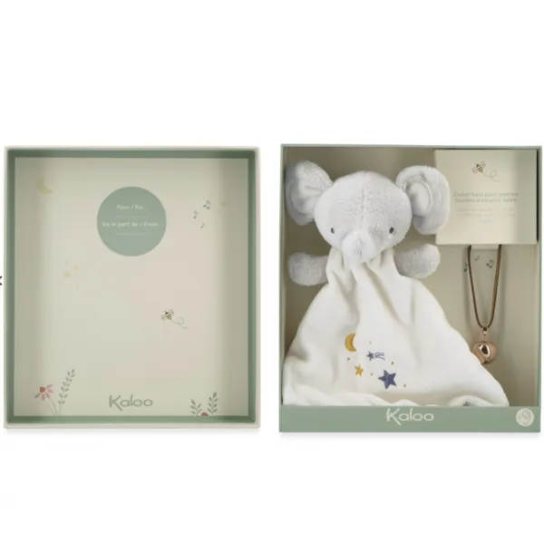 COFFRET DOUDOU ELEPHANT ET COLLIER BOLA - KALOO – Image 6