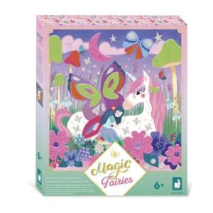 COFFRET MAGIC FAIRIES - STICKERS ET SABLES PHOSPHORESCENTS - JANOD