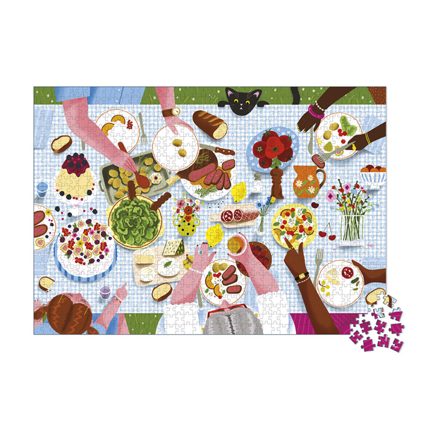 PUZZLE JANOD : REPAS DE FAMILLE - 1000 PIECES – Image 2