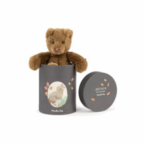 PELUCHE OURS ARTHUR EN BOITE - ARTHUR ET LOUISON - MOULIN ROTY