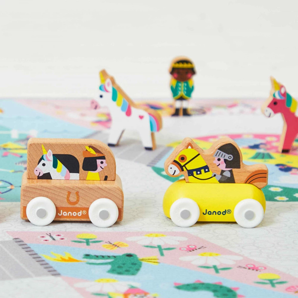 VAN LICORNE EN BOIS ROYAUME ENCHANTE CROSS ROADS - JANOD – Image 2