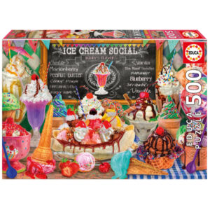 PUZZLE EDUCA : MAGASIN DE CREME GLACEE - 500 PIECES
