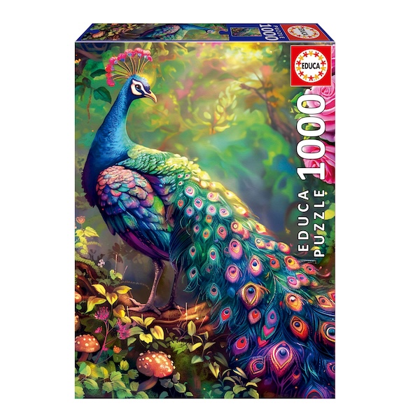 PUZZLE EDUCA : JARDIN DE PAONS - 1000 PIECES