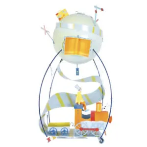 MOBILE SCHLUMPETERS PETIT TRAIN - L'OISEAU BATEAU