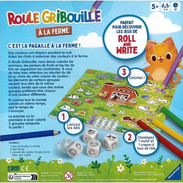 Roule Gribouille à la ferme