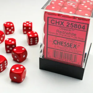 SET DE DÉS - ROUGE - CHX25804