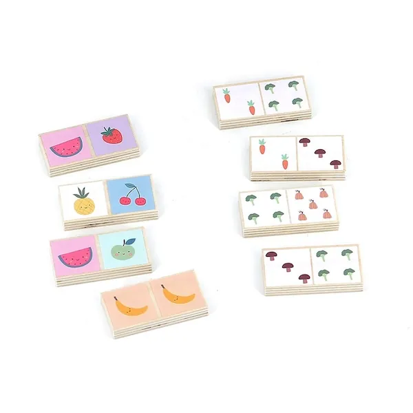 DOMINOS REVERSIBLES FRUITS ET LEGUMES - SARAH BETZ - VILAC – Image 4