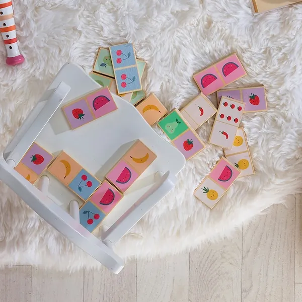 DOMINOS REVERSIBLES FRUITS ET LEGUMES - SARAH BETZ - VILAC – Image 6