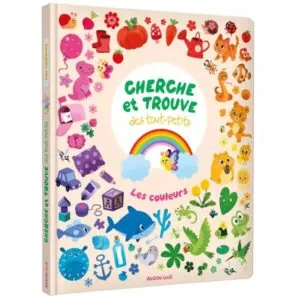 LIVRE CHERCHE ET TROUVE DES TOUT PETITS : LES COULEURS - AUZOU