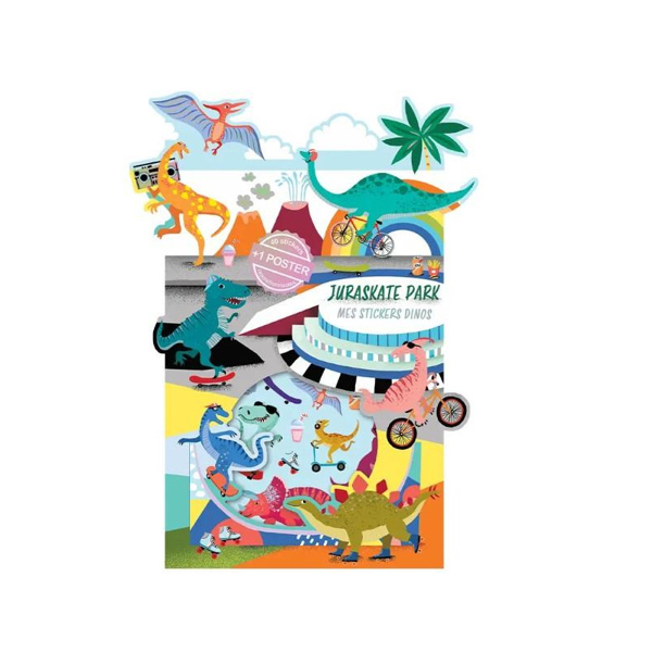 JEU STICKERS ET POSTER JURA SKATEPARK - CARTES D'ART