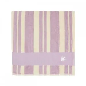 SERVIETTE RAYEE HIRONDELLE PARME 70X140 - L'OISEAU BATEAU