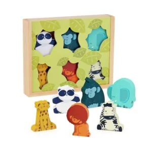 FIGURINES EN BOIS MES HISTOIRES DE LA JUNGLE - VILAC