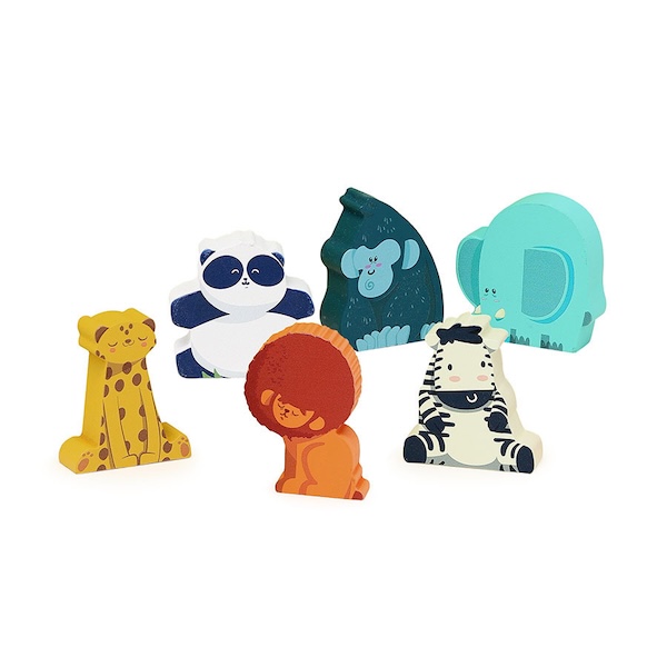 FIGURINES EN BOIS MES HISTOIRES DE LA JUNGLE - VILAC – Image 2