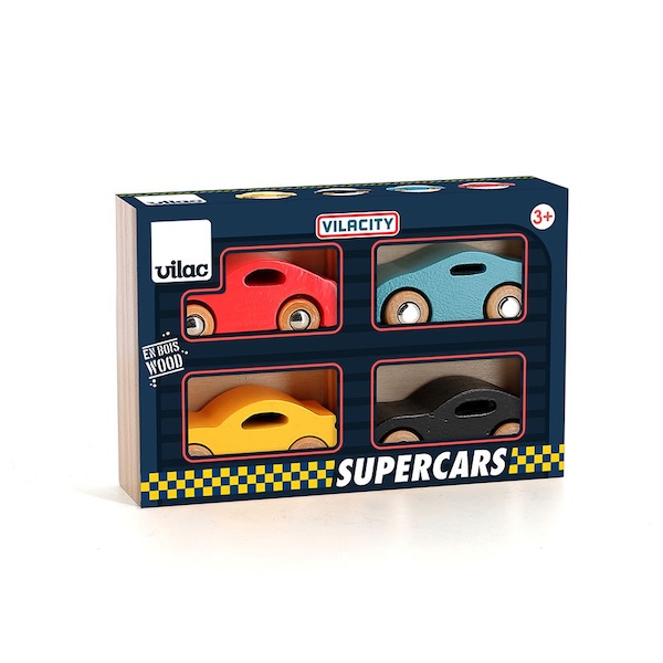 COFFRET DE 4 VOITURES SUPER CAR - VILACITY - VILAC – Image 4