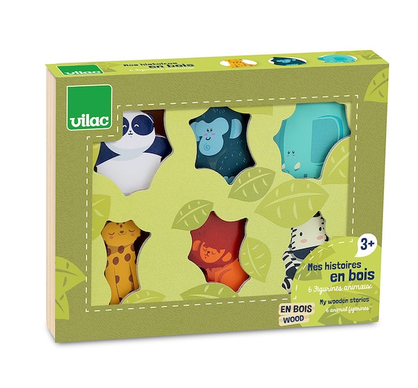 FIGURINES EN BOIS MES HISTOIRES DE LA JUNGLE - VILAC – Image 4