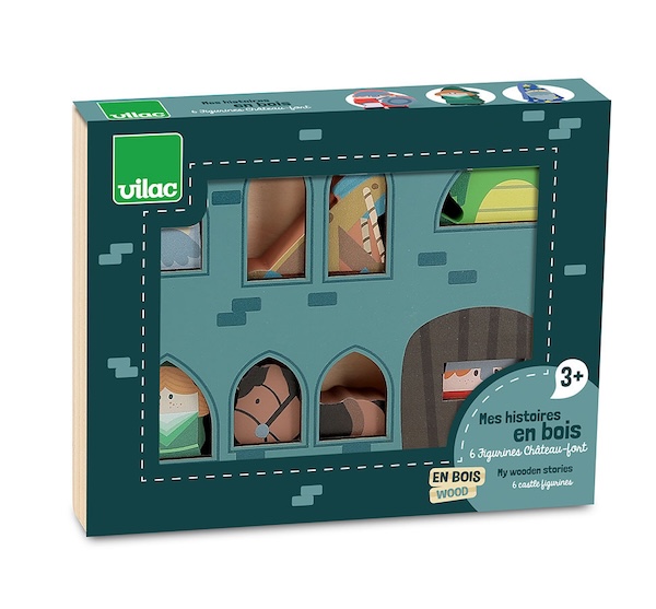 FIGURINES EN BOIS MES HISTOIRES DE CHATEAU-FORT - VILAC – Image 4