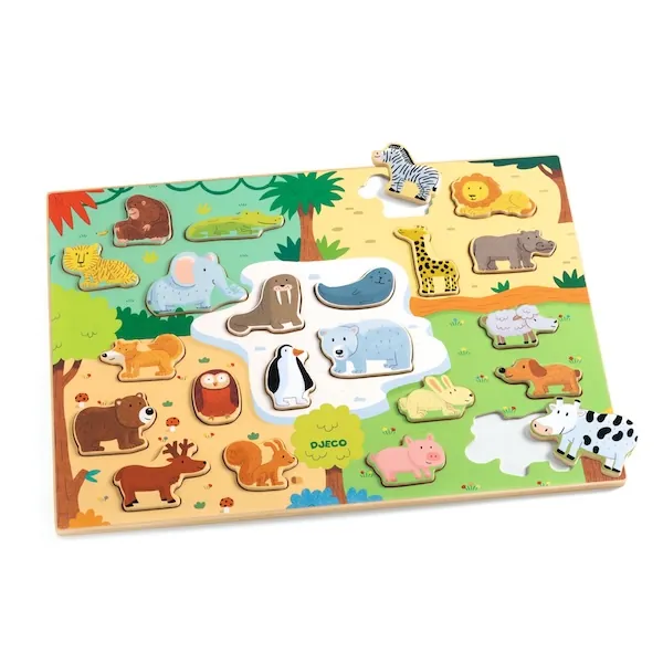 PUZZLE BOIS ANIMO - DJECO – Image 2