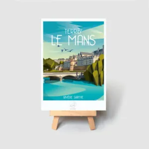 CARTE POSTALE - TERRIB' LE MANS !