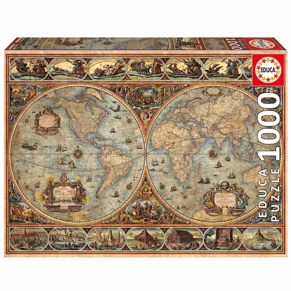 PUZZLE EDUCA : ORBIS TERRARUM - 1000 PIECES