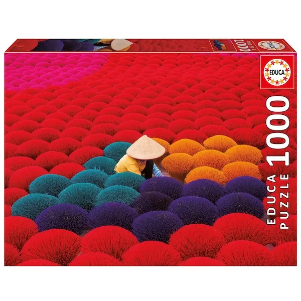 PUZZLE EDUCA : VILLAGE D'ENCENS VIETNAM - 1000 PIECES