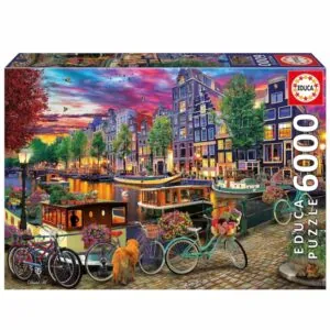 PUZZLE  EDUCA : VELOS A AMSTERDAM - 6000 PIECES