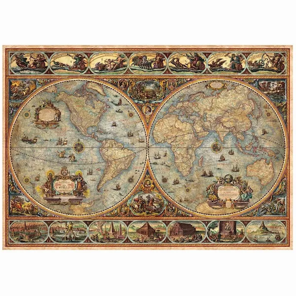 PUZZLE EDUCA : ORBIS TERRARUM - 1000 PIECES – Image 2