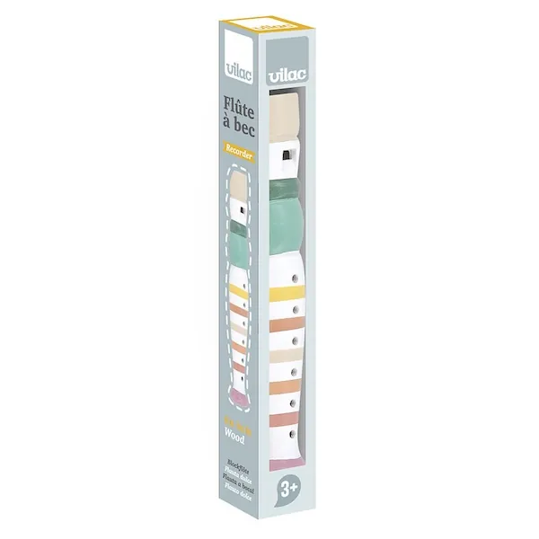 FLUTE RAYEE MULTICOLORE EN BOIS - VILAC – Image 2