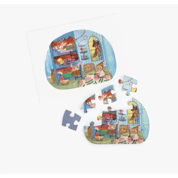 4 MINI PUZZLES DES REPAS - UNE BELLE JOURNEE LES MINOUCHKAS - MOULIN ROTY – Image 2