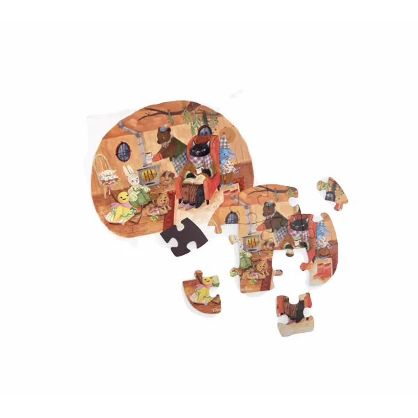 4 MINI PUZZLES DES REPAS - UNE BELLE JOURNEE LES MINOUCHKAS - MOULIN ROTY – Image 3