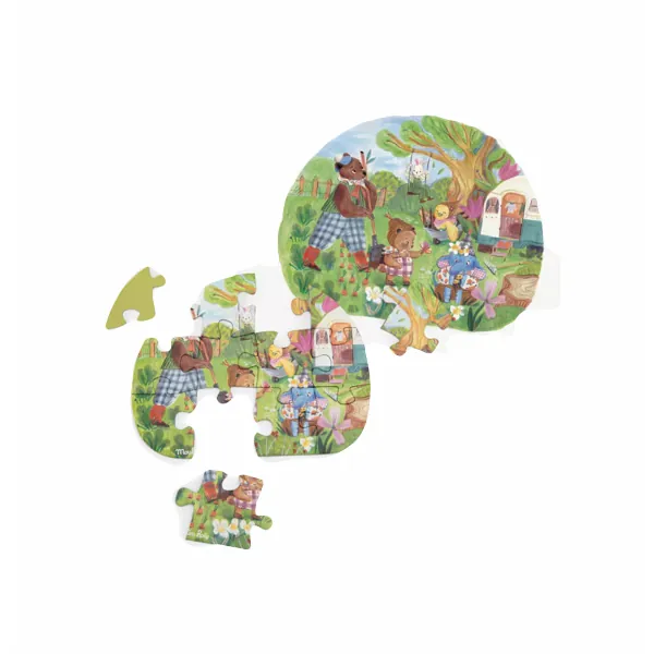 4 MINI PUZZLES DES REPAS - UNE BELLE JOURNEE LES MINOUCHKAS - MOULIN ROTY – Image 4