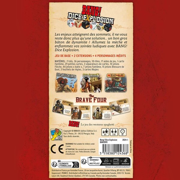 BANG ! DICE EXPLOSION