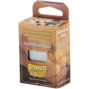 DRAGON SHIELD SLEEVES FOR BOARD GAME - AMERICAN MINI - 41 x 63 mm (100)