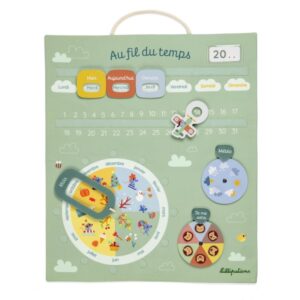 CALENDRIER AU FIL DU TEMPTS VERT - LILLIPUTIENS