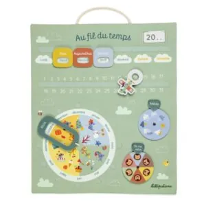 CALENDRIER AU FIL DU TEMPTS VERT - LILLIPUTIENS