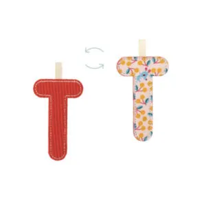 LETTRE PHOSPHORESCENTE T - LILLIPUTIENS