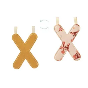 LETTRE PHOSPHORESCENTE X - LILLIPUTIENS