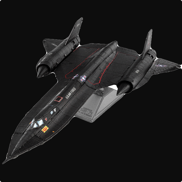 METAL EARTH AVIATION - LOCKHEED SR-71 BLACKBIRD