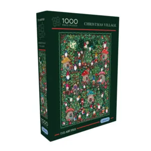 PUZZLE GIBSONS THE ART FILE : VILLAGE DE NOEL - 1000 PIECES