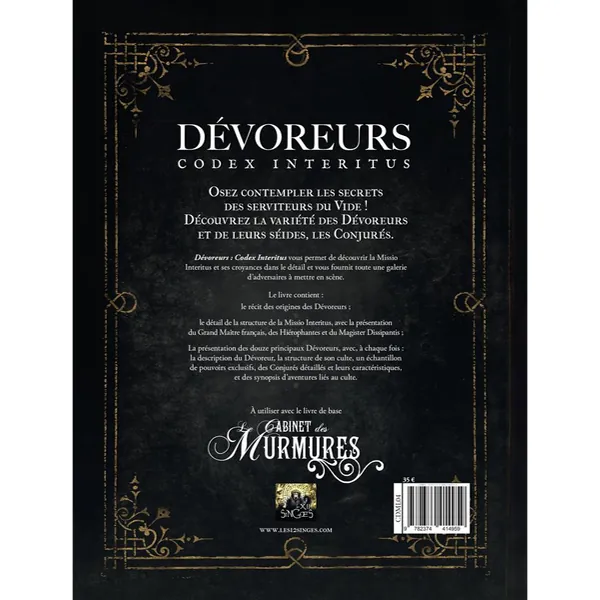 LE CABINET DES MURMURES - DÉVOREURS CODEX ITERITUS