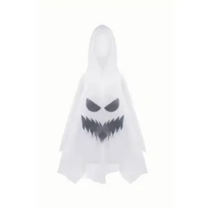 PONCHO A CAPUCHE FANTOME MALEFIQUE 5/6 ANS - GREAT PRETENDERS