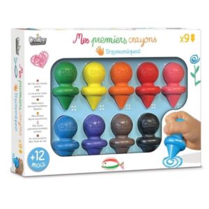MES PREMIERS CRAYONS DE CIRE X9 - CREALIGN