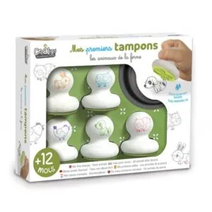 COFFRET MES PREMIERS TAMPONS - ANIMAUX DE LA FERME - CREALIGN