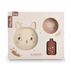 SET VAISSELLE SILICONE - APRES LA PLUIE - MOULIN ROTY